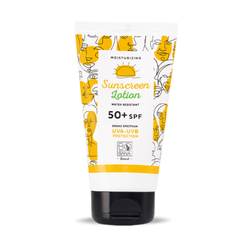 Bobana-Sunscreen-Lotion-SPF50_-1-668277 بوبانا لوشن واقى من الشمس بمعامل حماية (50+) مقاوم للماء و التعرق 150 مل - Bobana - Image 1