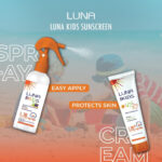 لونا كريم واقي من اشعة الشمس للأطفال بمعامل حمايه (50SPF+) 130 مل - Luna - Image 4