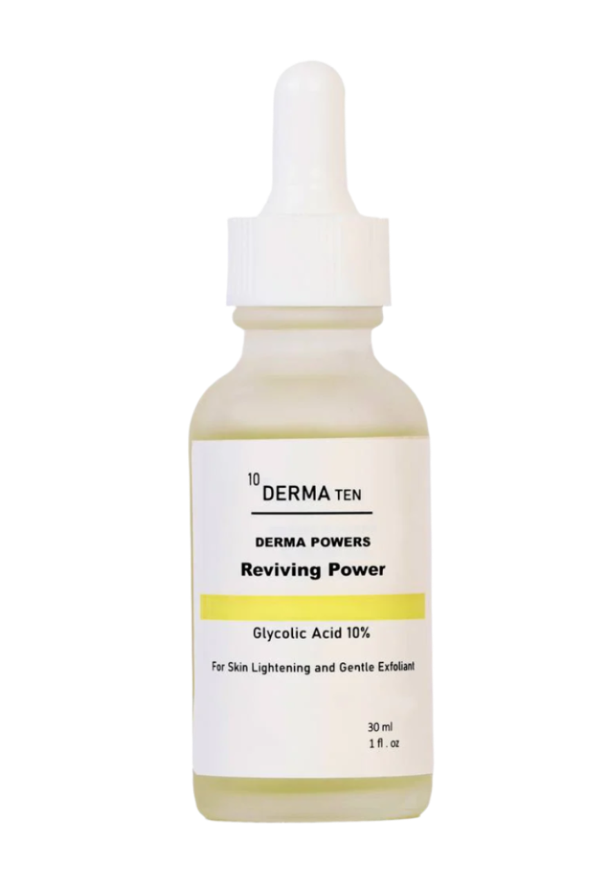 100_ca630eba-f040-4cfd-b045-b3eb952eee4b ديرما تن سيروم جليكوليك اسيد لتقشير البشرة و المناطق الداكنه 30 مل - derma 10 - Image 1