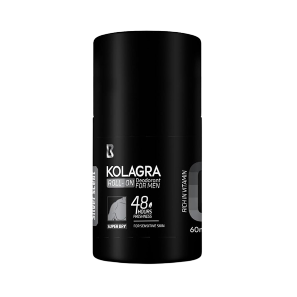 113_1_627x.progressive.png.png كولاجرا رول اون مزيل رائحة العرق سوبر دراي 48 ساعة للرجال 60 مل - Kolagra - Image 1